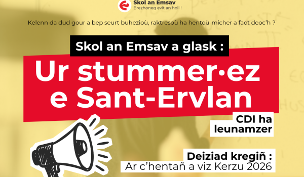 Offre d’emploi / Formateur·ice en langue bretonne – Saint-Herblain (44) (H/F)